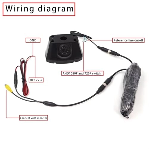High Mount Brake Light Rear View Camera - Night vision 4PIN