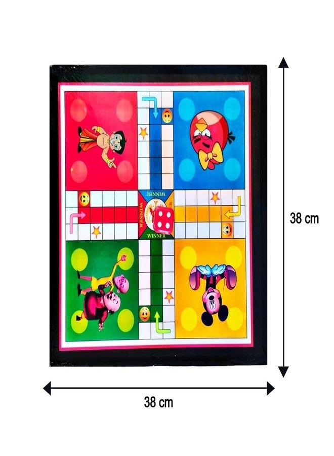 Snakes & Ladders & Ludo Set - 2-in-1 Classic