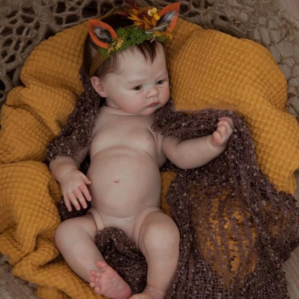 Reborn Baby Doll - 18 inch Silicone Vinyl Anatomically Correct Ages 3+