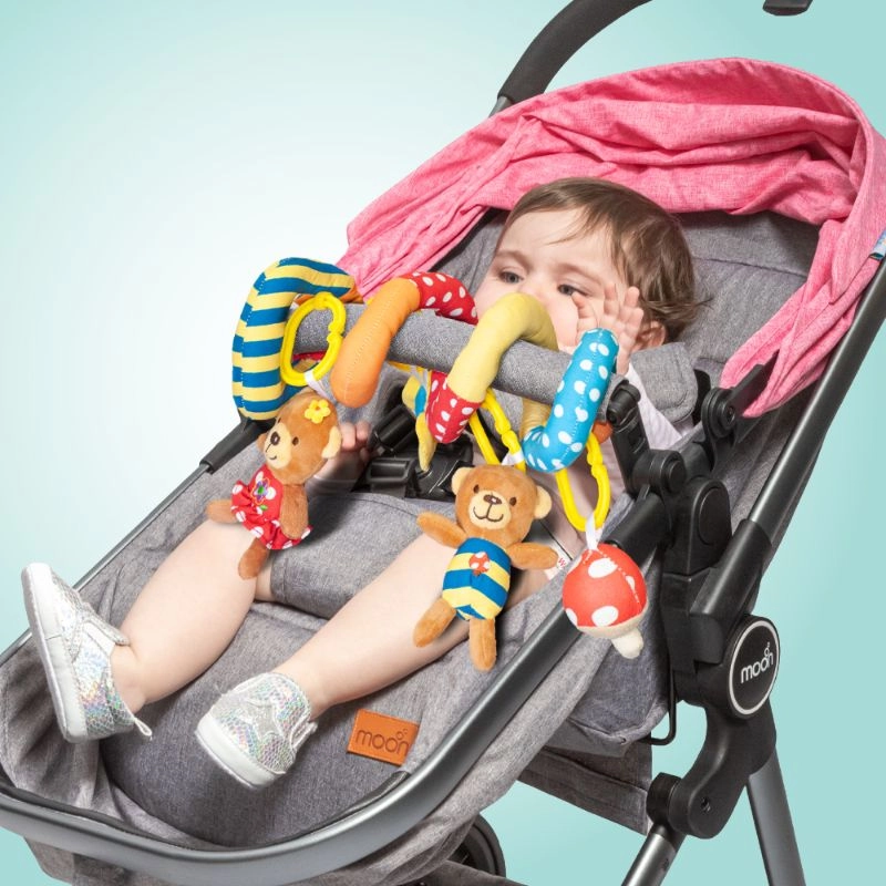 Spiral Activity Hanging Bee Toys - 0 months & above