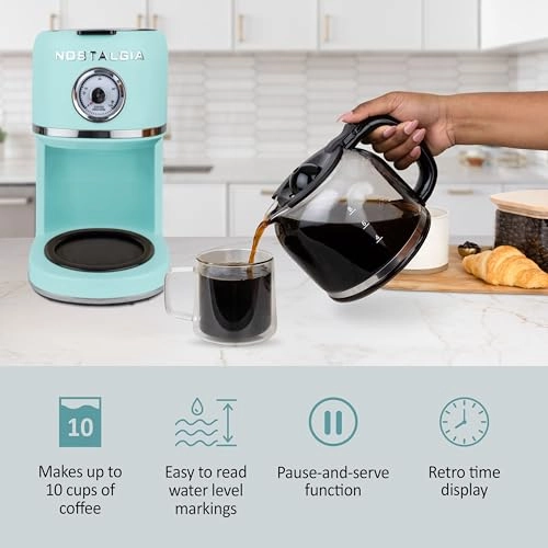 Classic Retro - 10 Cups Auto Shut-Off