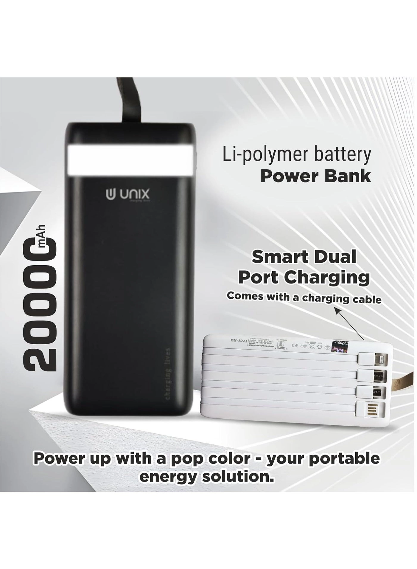 UX-1517 - 20000mAh 10W Fast charging