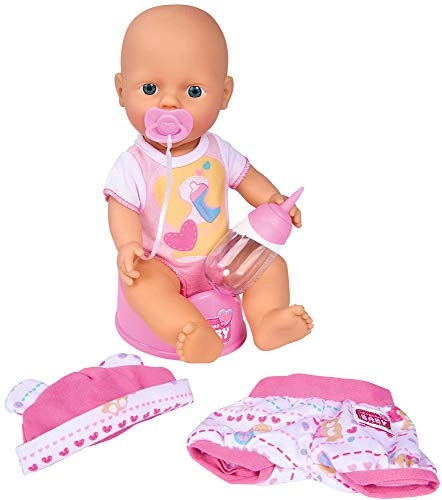 New Born Baby Doll - 30 cm Drink and wee Ages 3+