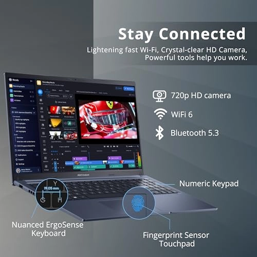 VivoBook 15 - 15.6'' Core i5-1240P 16GB DDR4 512GB SSD