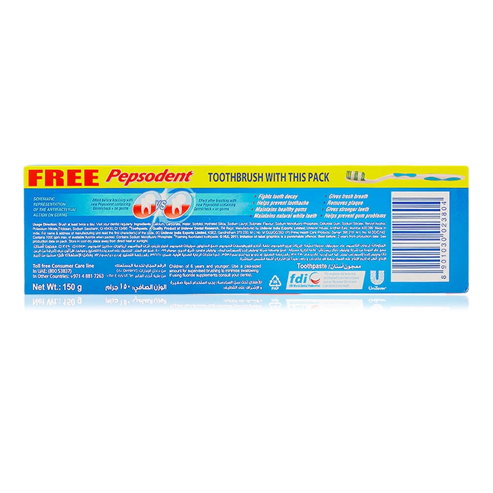 Germicheck Fluoride Triclosan Toothpaste 150 g