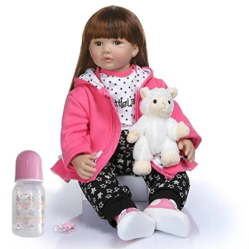 Fridolin Reborn Baby Doll - 24inch Long Hair Ages 3+ Pack