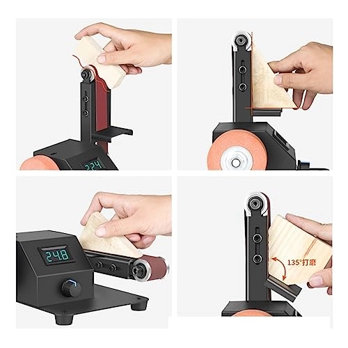 Mini Belt Sander - 7 Variable Speed 10 Sanding Belts