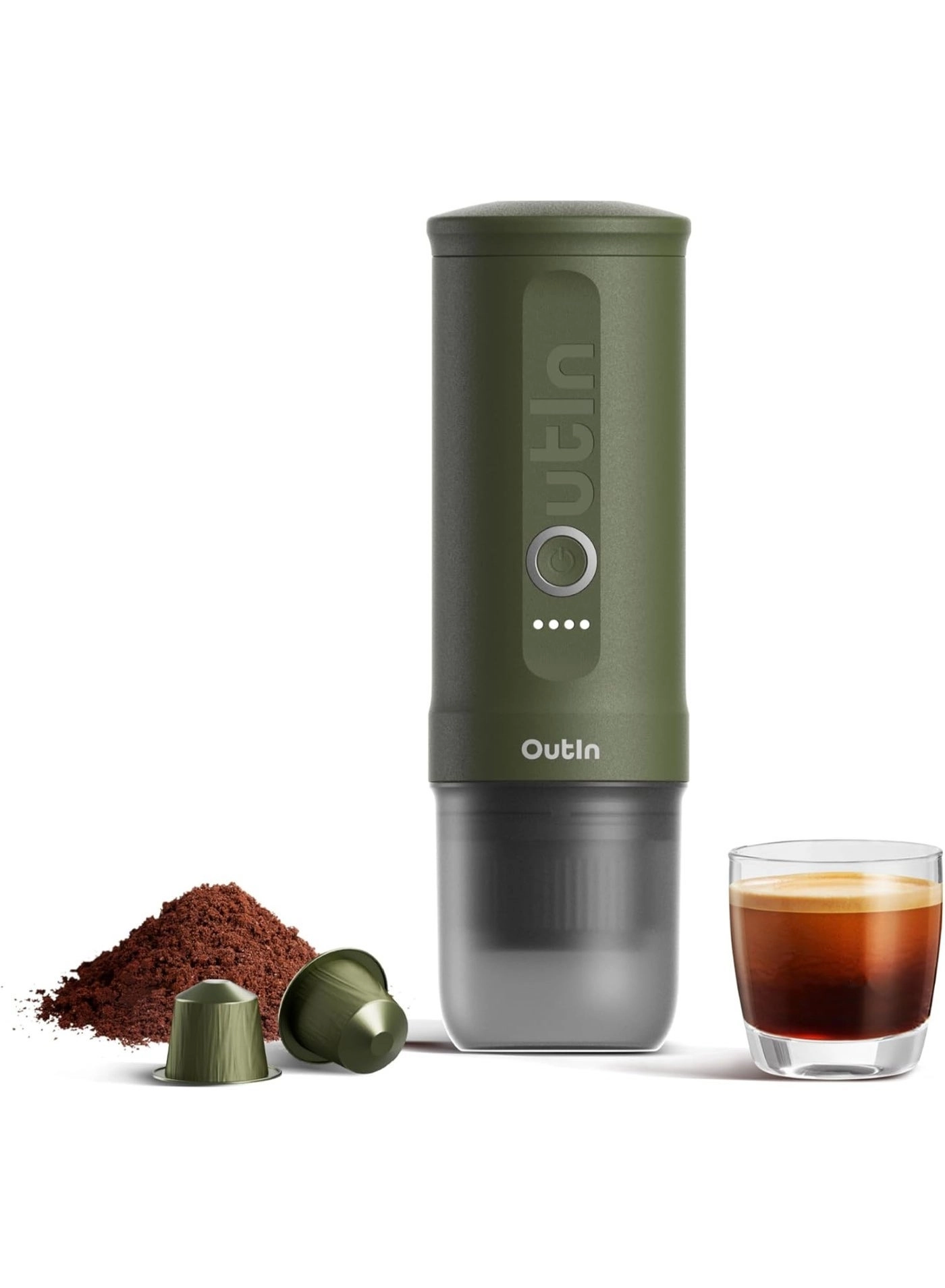 Nano - 4 Cups Ground Coffee and Coffee Capsules + Protective Case