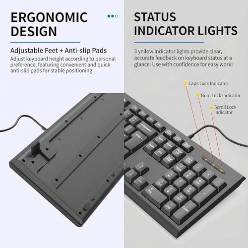 Ultra-Slim Wired Keyboard - Wired
