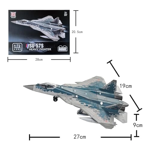 SU57 - Fighter Jet Block Model