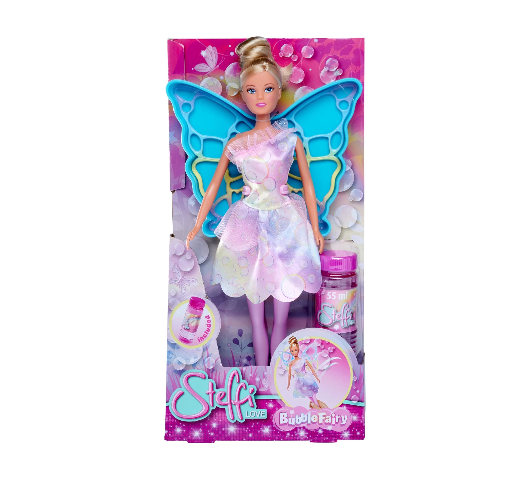 Simba Steffi Love Bubble Fairy Dressing Doll - 29 cm Bubble function Ages 3+