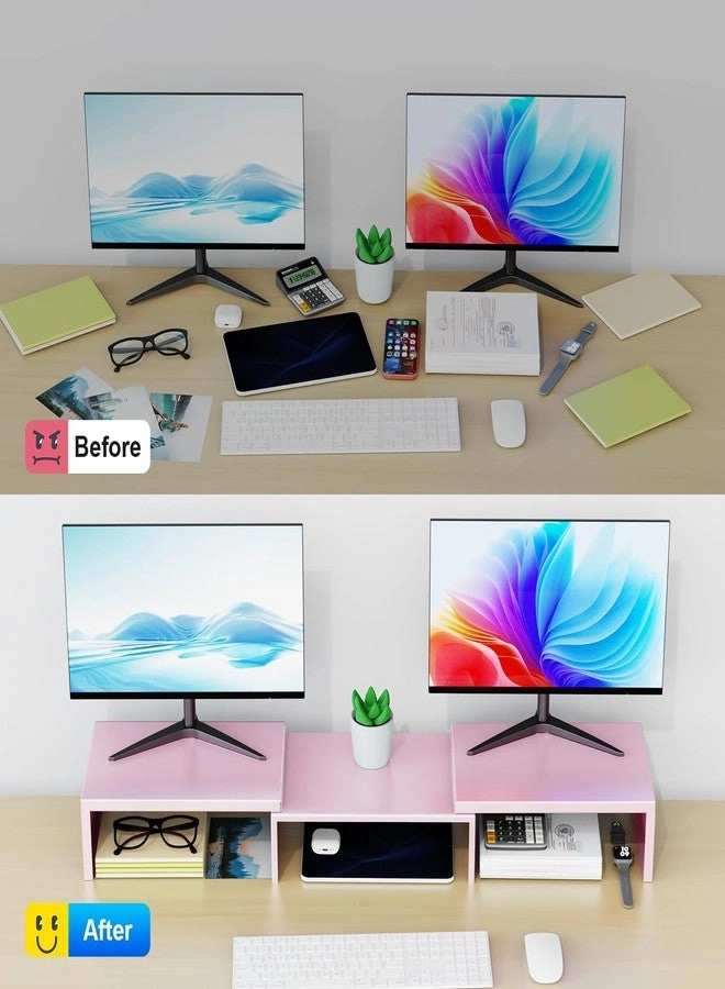Dual Monitor Stand Riser