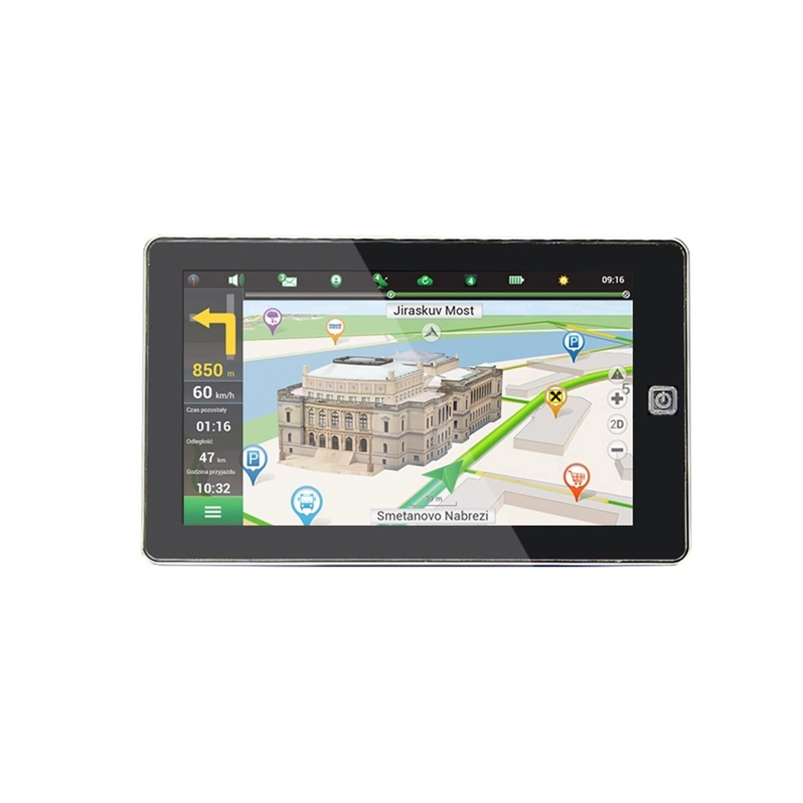 LIOKM GPS Navigator for Trucks 2189465212 - 7 inch 256MB+8GB