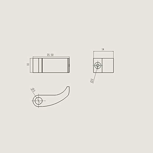 3D Print TPU Camera Mount - 2 pack For 19mm Camera