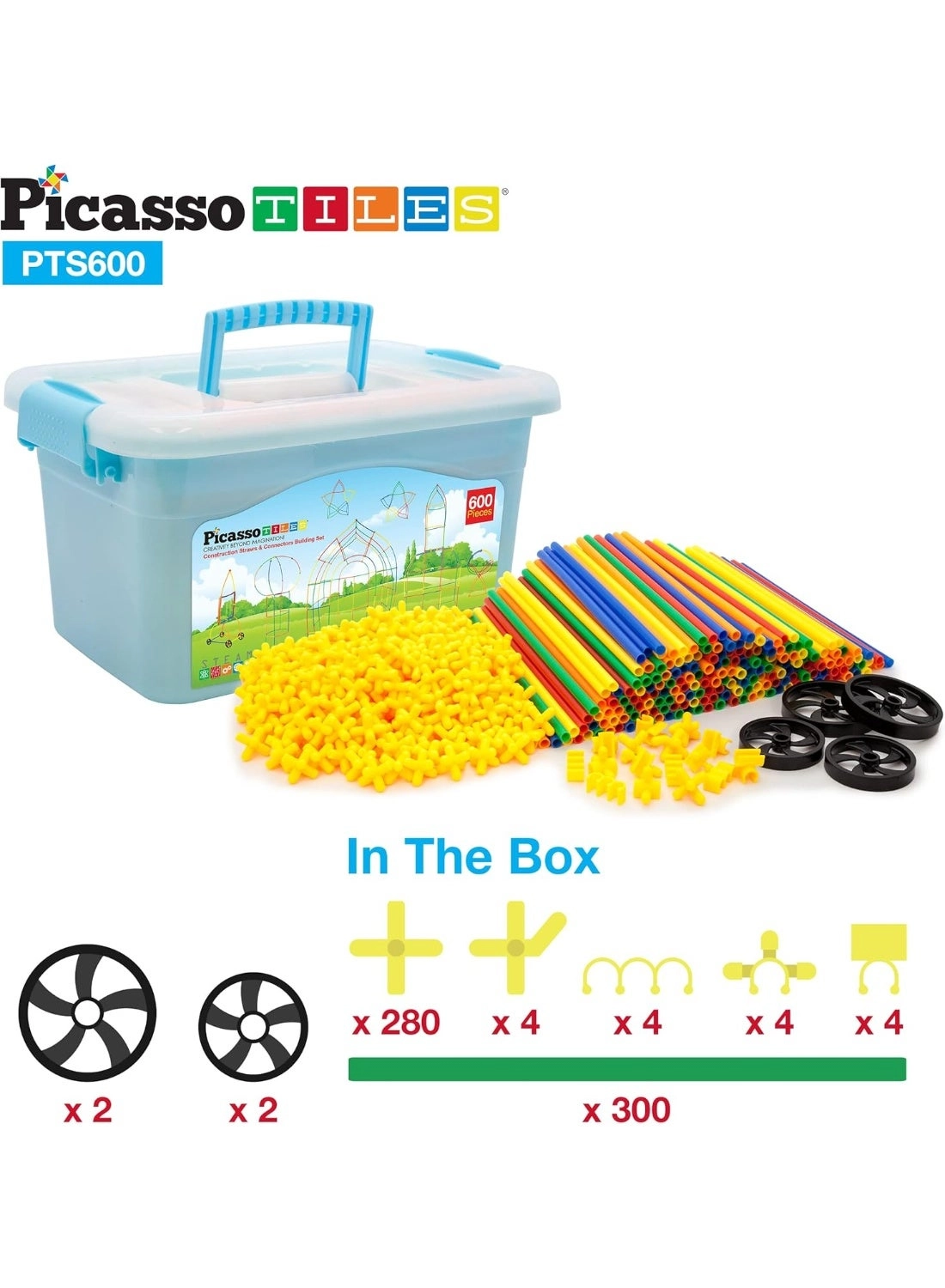 Magnetic Straw Construction Set (PTS600)