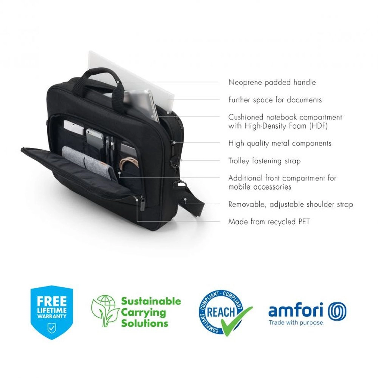 Eco Traveller BASE Messenger Bag for 13-14.1inch Laptop