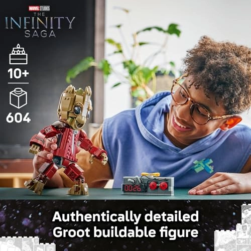 Marvel LEGO Ravager Jumpsuit Groot (76341)