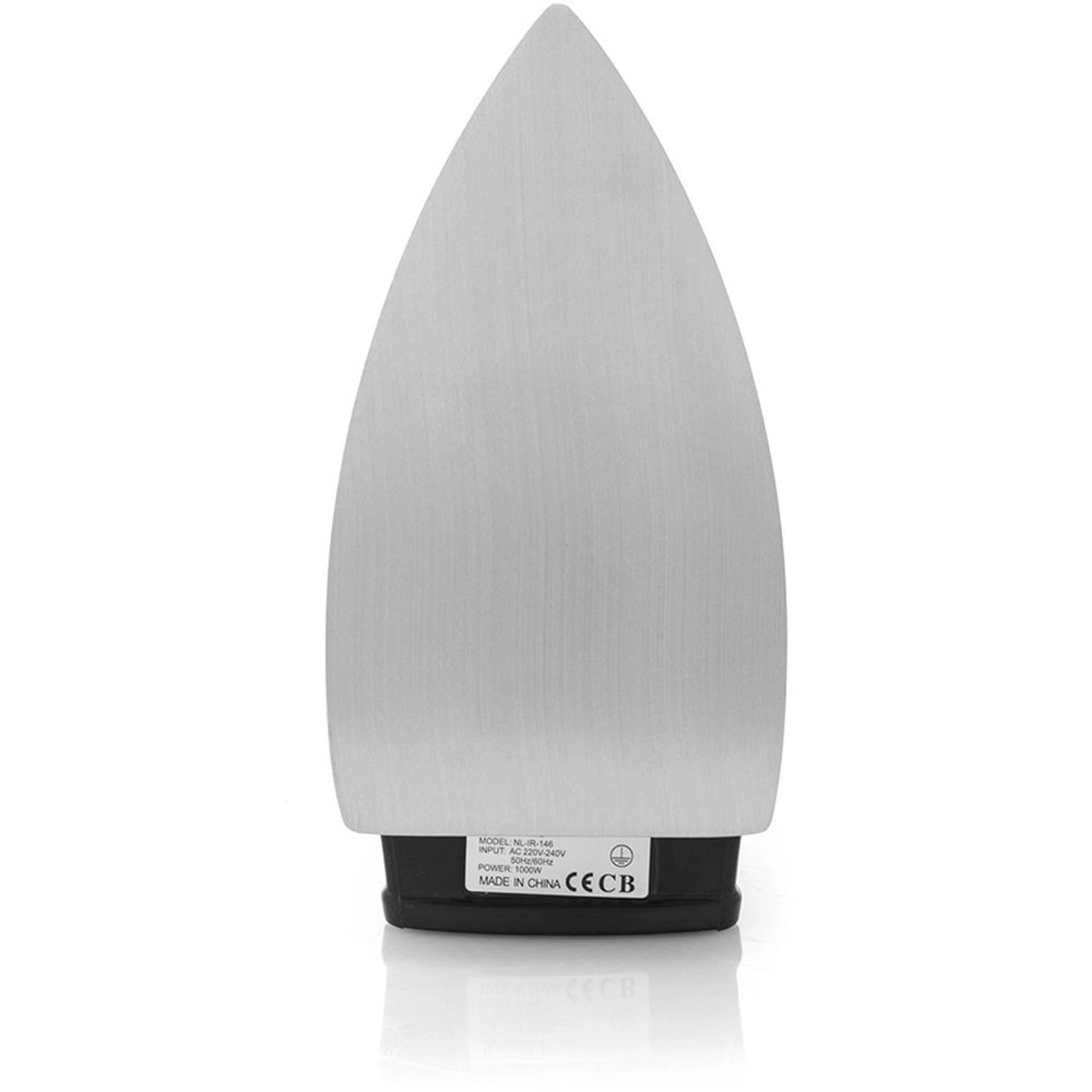 NLIR146BK - Dry Iron Aluminum soleplate