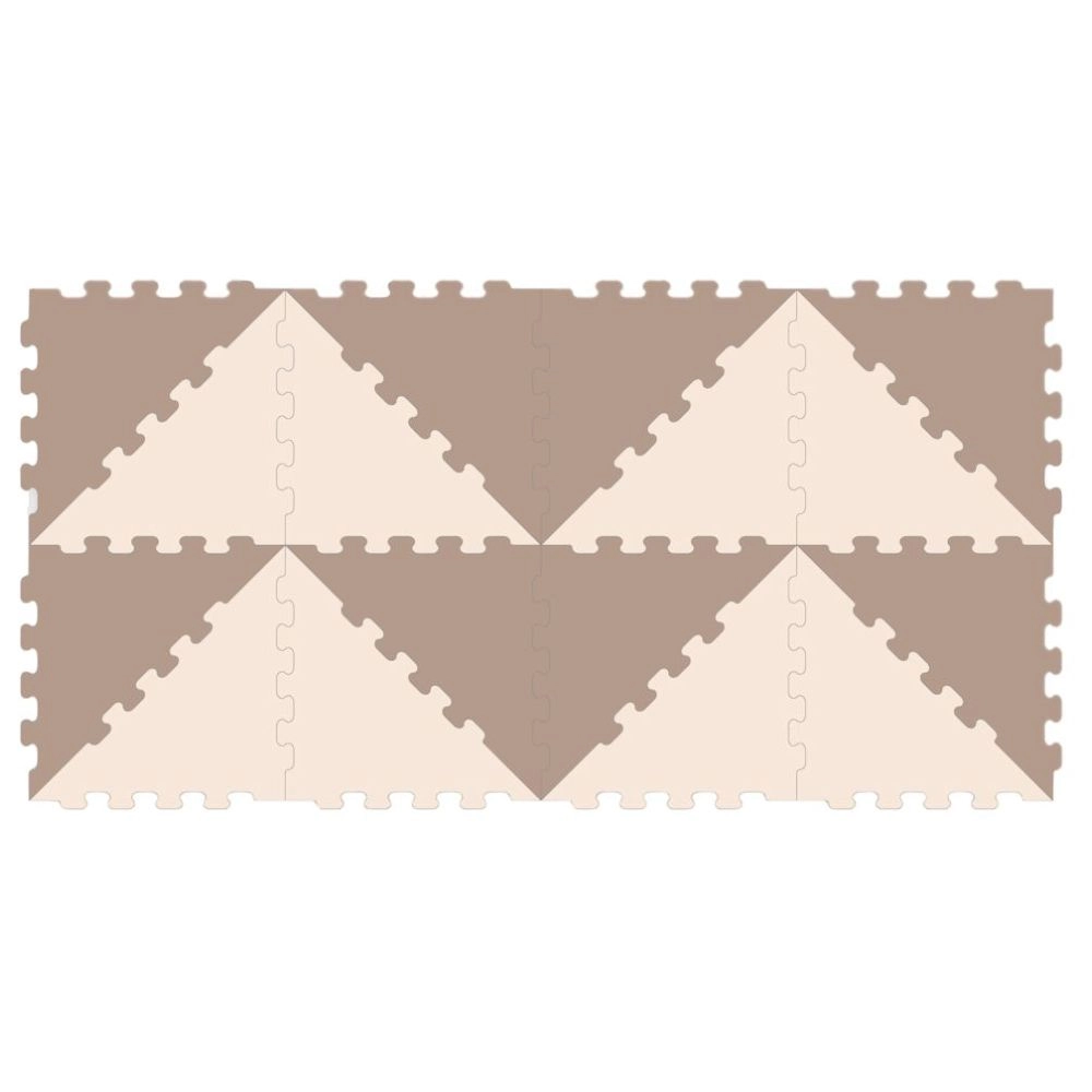 Triangle Puzzle Floor Mat - 10m+ 16Pcs