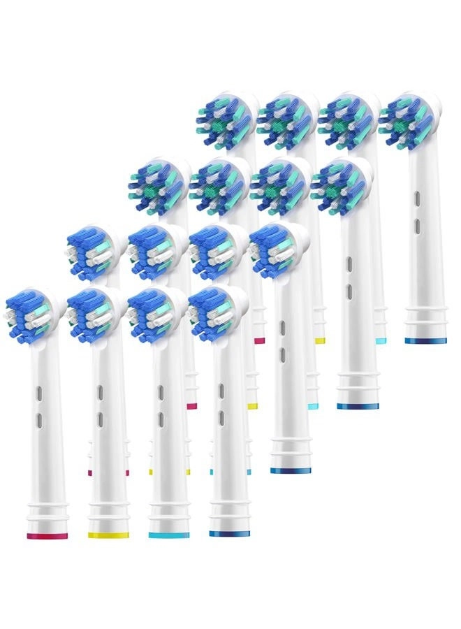 Pearl Enterprises Replacement Brush Heads - 16 Pk 8 Cross 8 Floss