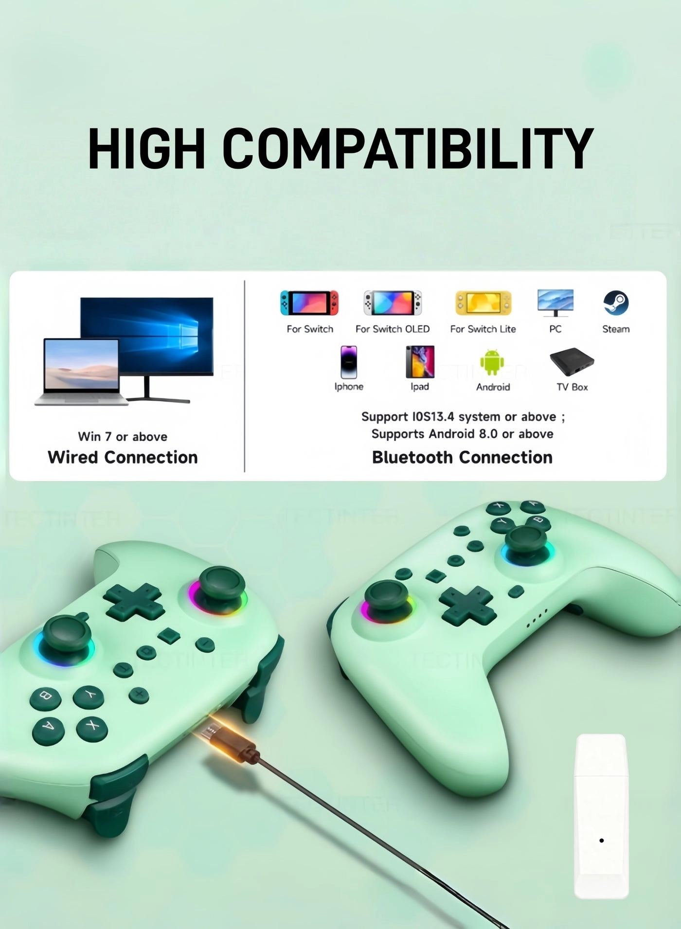 Wireless Controller - green Nintendo Switch