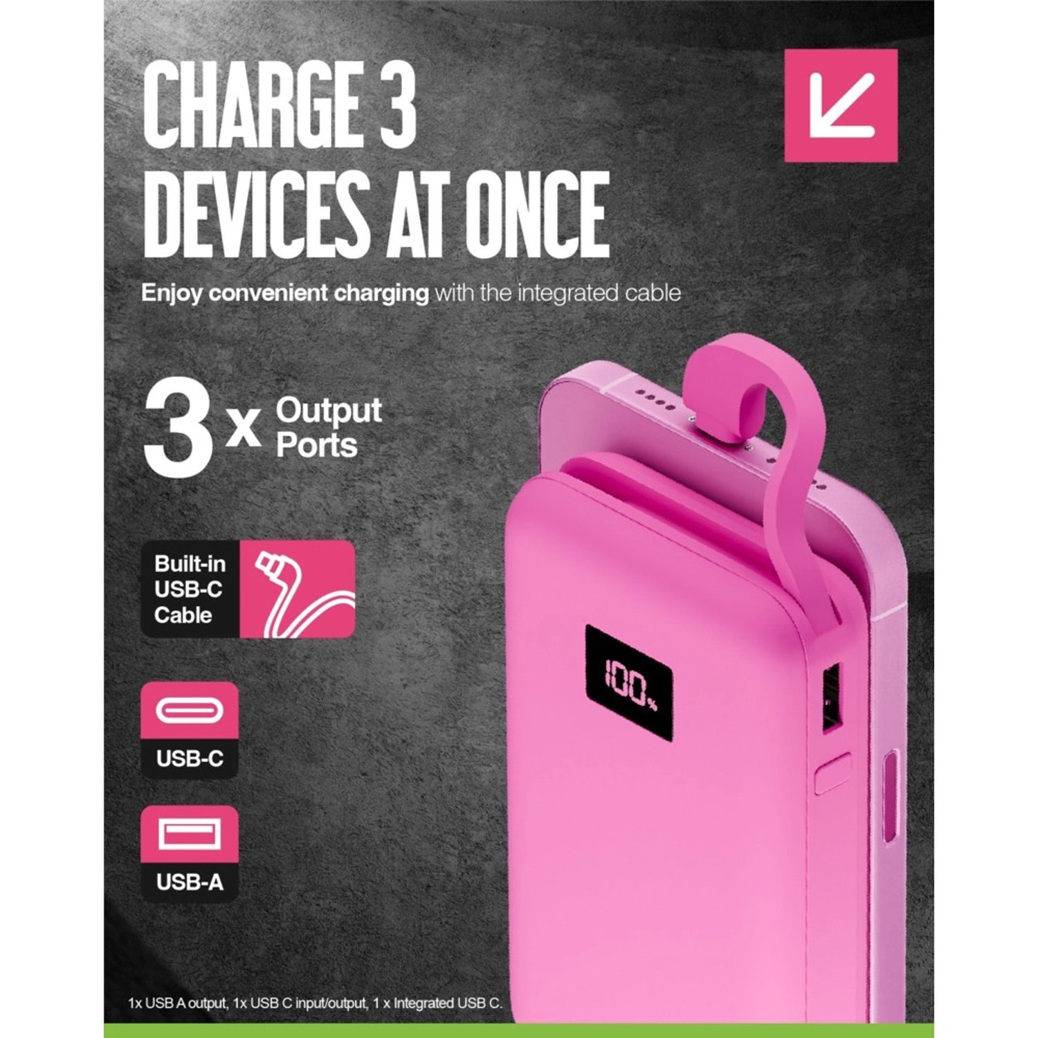 Eco Integrated 3 - 12,000mAh 15W Fast charging