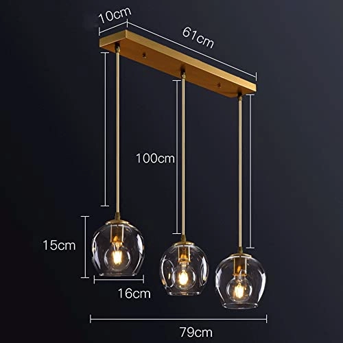 Brass Pendant Light - up to 1 meters