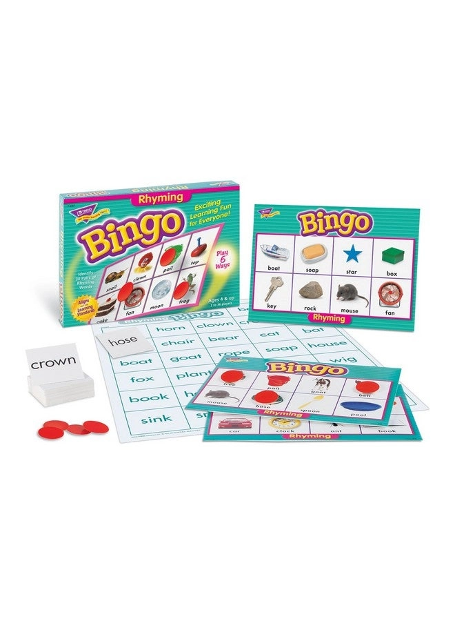 Rhyming Bingo Game - 4 And Up