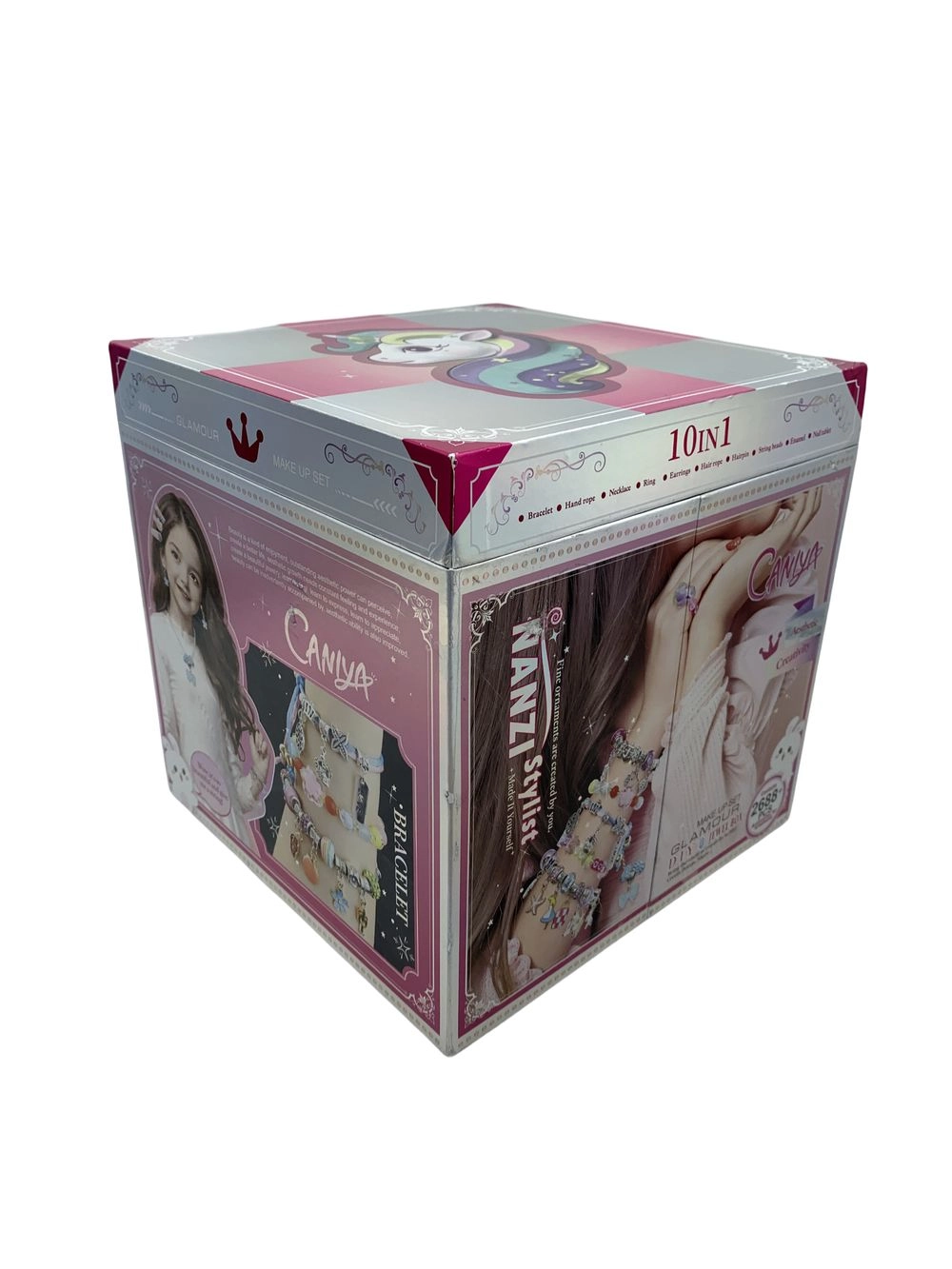 10 In 1 Diy Beads Jewelry Making Kit - 3mm 6mm 8mm