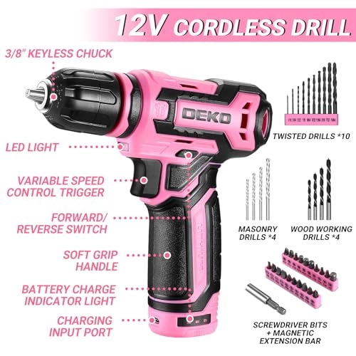 Drill Tool Set - 12V Cordless