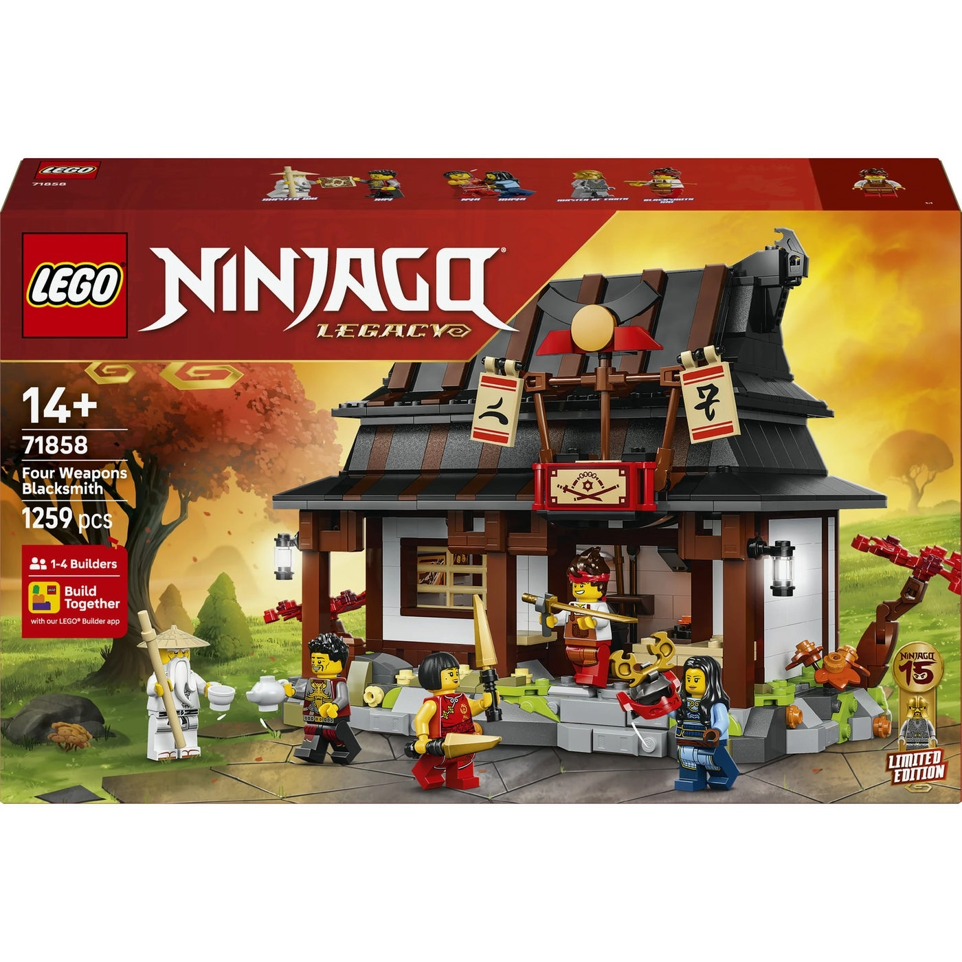 Ninjago Four Weapons Blacksmith (71858)
