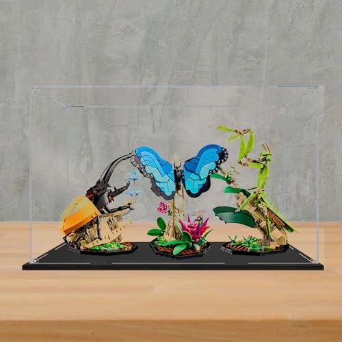 Acrylic Display Case - for 21342 40x20x25 cm 3MM With Mirror