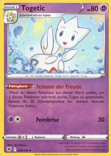 Pokemon Togetic ASR 056 Astral Shine - German