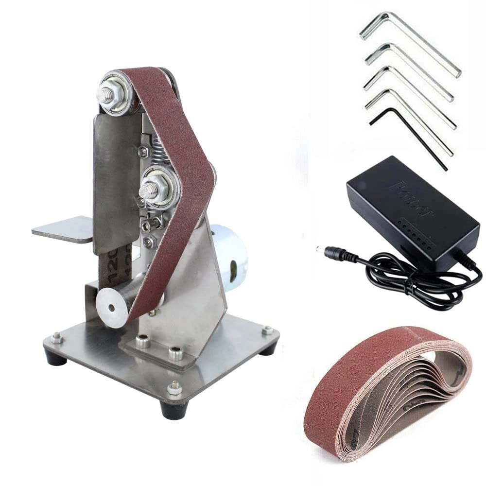 Mini Belt Sander - Polish Electric Grinder 10PCS Abrasive Belt