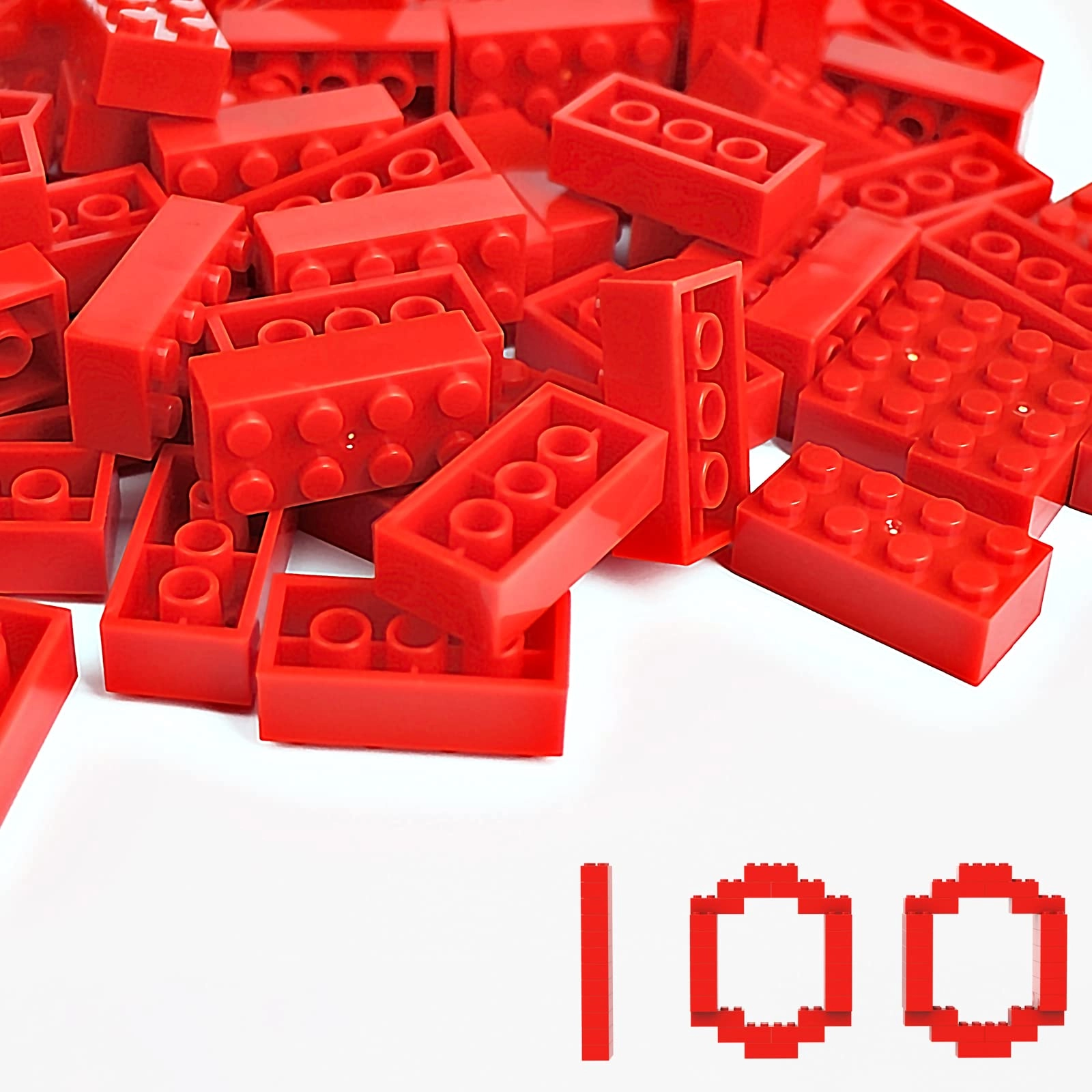WEBRICK Classic Building Bricks - 100 pcs
