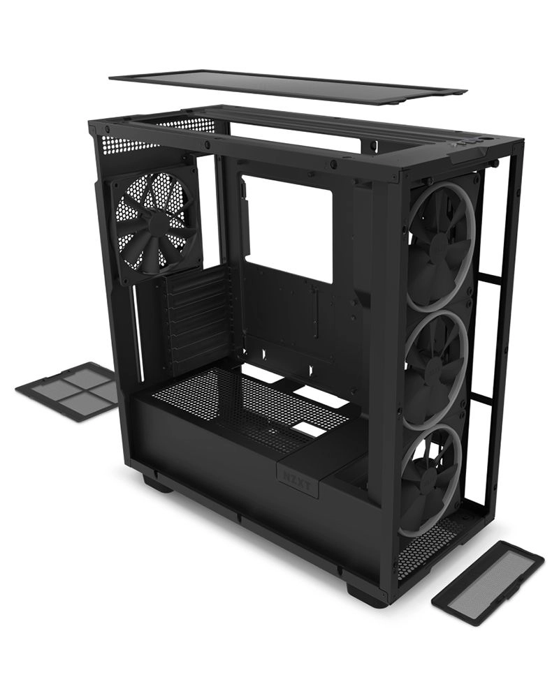 H7 Elite - Tempered glass side panel Mid Tower