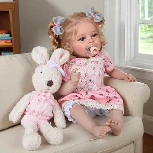 Reborn Baby Doll - 20 Inch Vinyl Girl Ages 3+