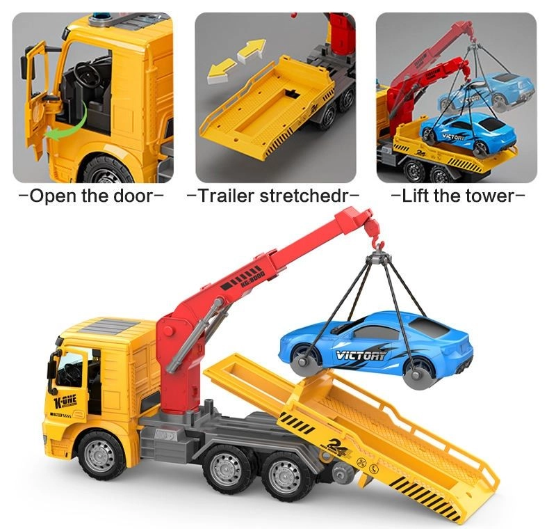 City Construction Tow Truck - Yellow 3+