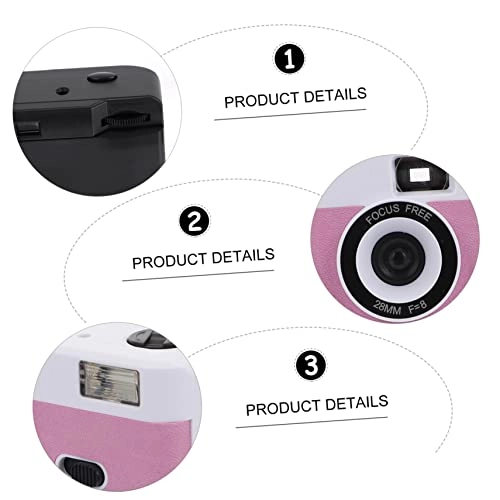 Point & Shoot Film Cameras - 3 Pcs 35mm Built-in Flash Bundle