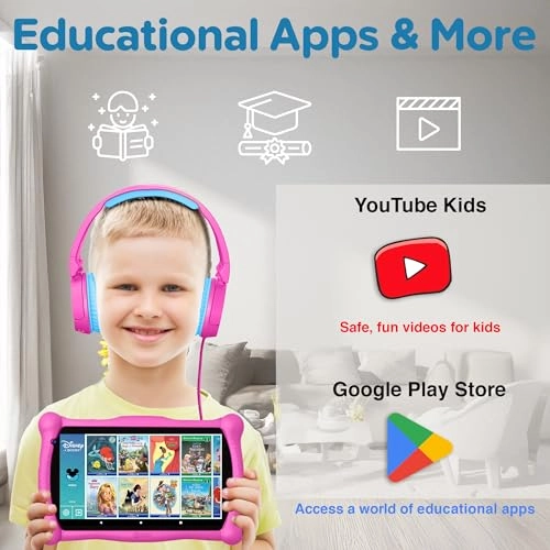 V10 - 7 Inches 32GB + Kids Headphone