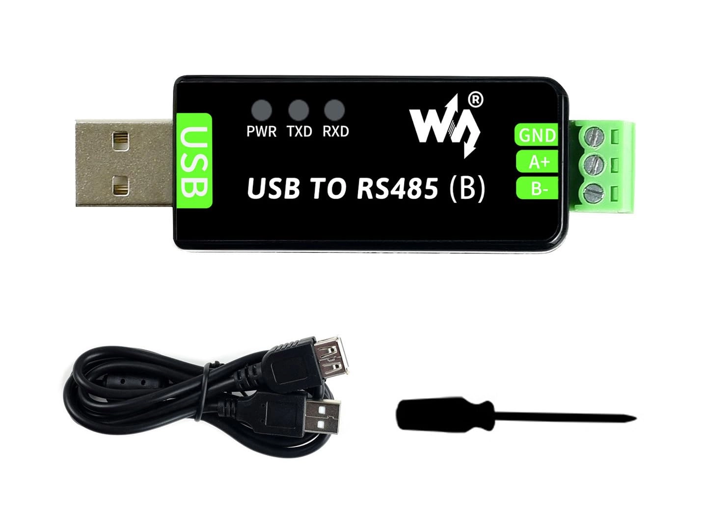 Waveshare USB to RS485/422 Isolated Converter - FT232RL SP485EEN Wall-Mount Rail-Mount
