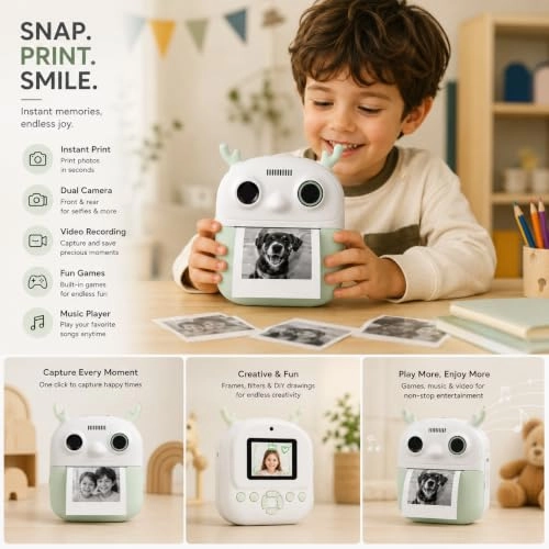Mini Photo Printer Camera