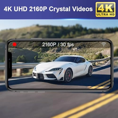 4K Front Only 2160P for Toyota GR Supra 2020 2021 2022 2023 2024