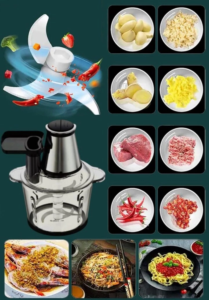 Electric Food Chopper - 3L