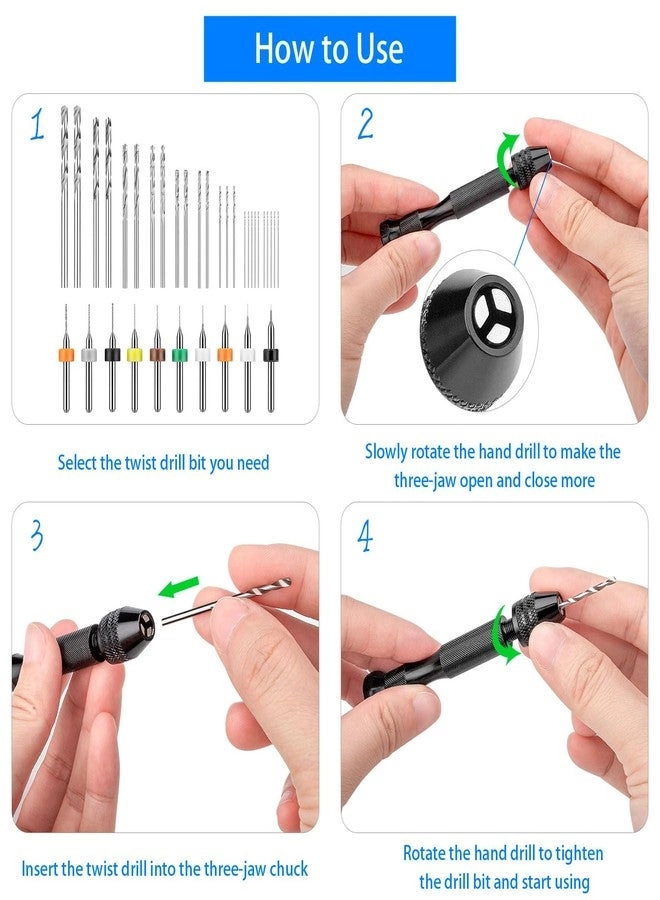 Hand Drill Set - 36 Pieces