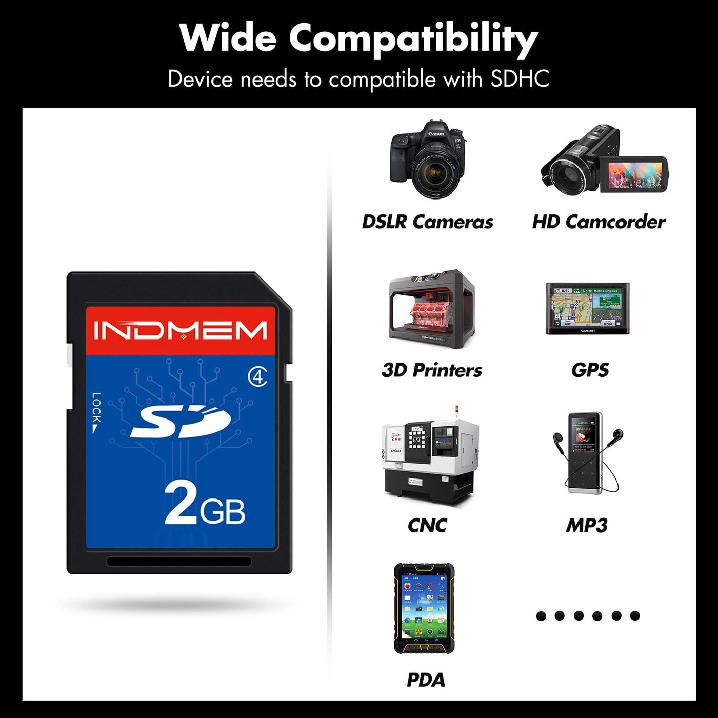 SD Card - 2GB Pack