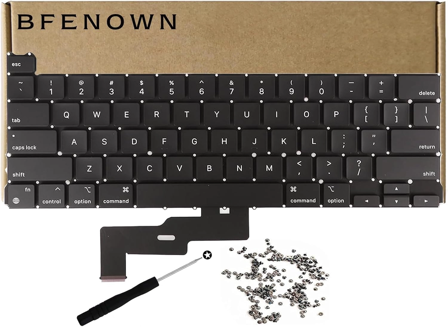 Bfenown A2338 - Replacement Keyboard for MacBook Pro Retina 13" M1