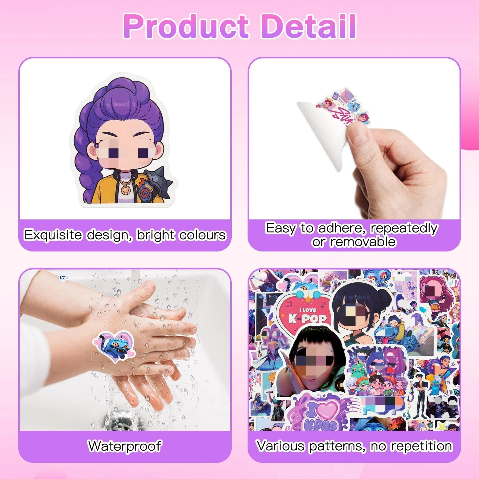 Demon Stickers - 110PCS