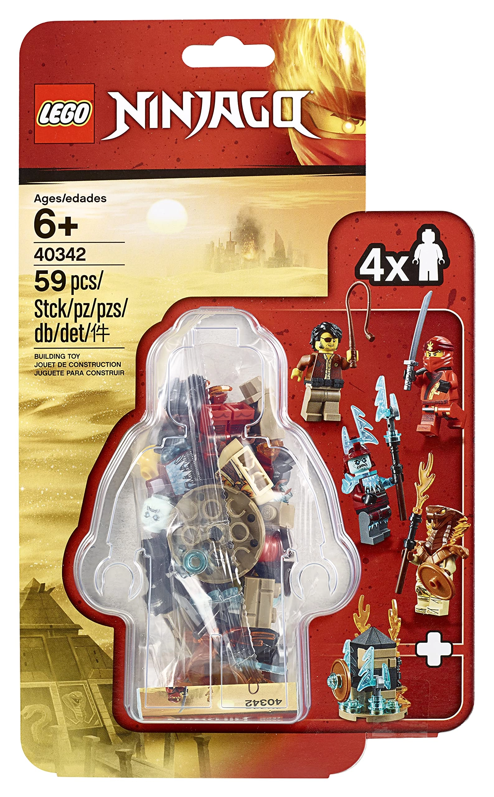 LEGO Ninjago Secrets of The Forbidden Spinjitzu Minifigures (6251978) 4 pcs