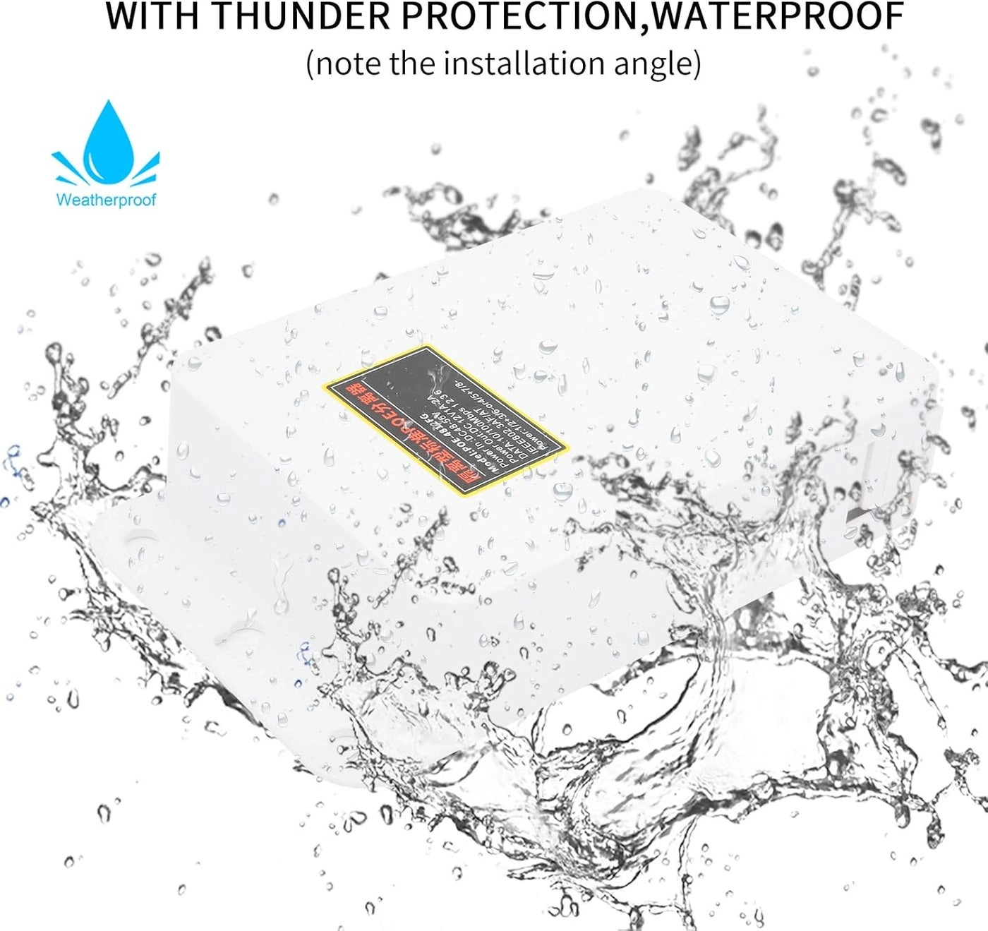 Poe Splitter - 48V to 12V 802.3af/at